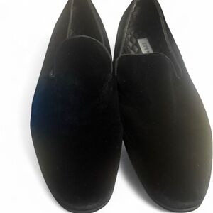 Steve Madden Black Velvet Loafers